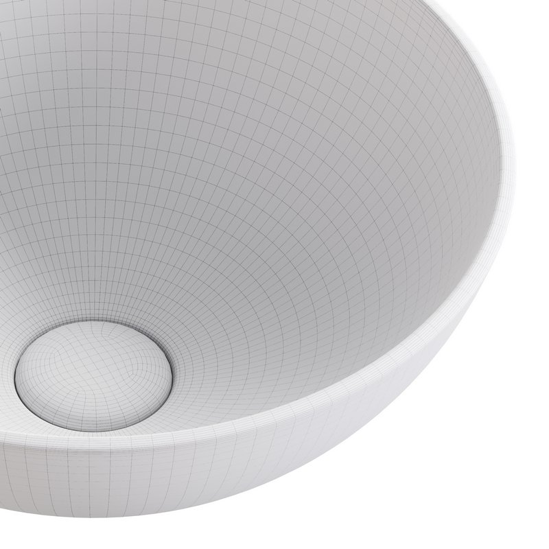 Blue Tempered Glass Vessel Sink - Image 10