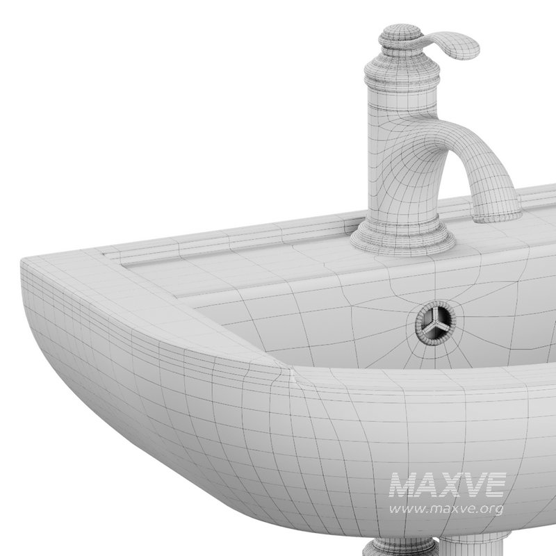 Nova Wall Mount Vessel Bathroom Sink Round Heavy Duty Ceramic - Image 15