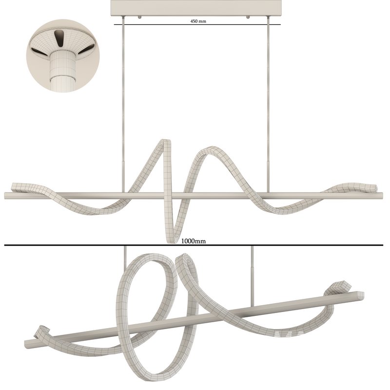 Woma Spiral strip Pendant Light - Image 4