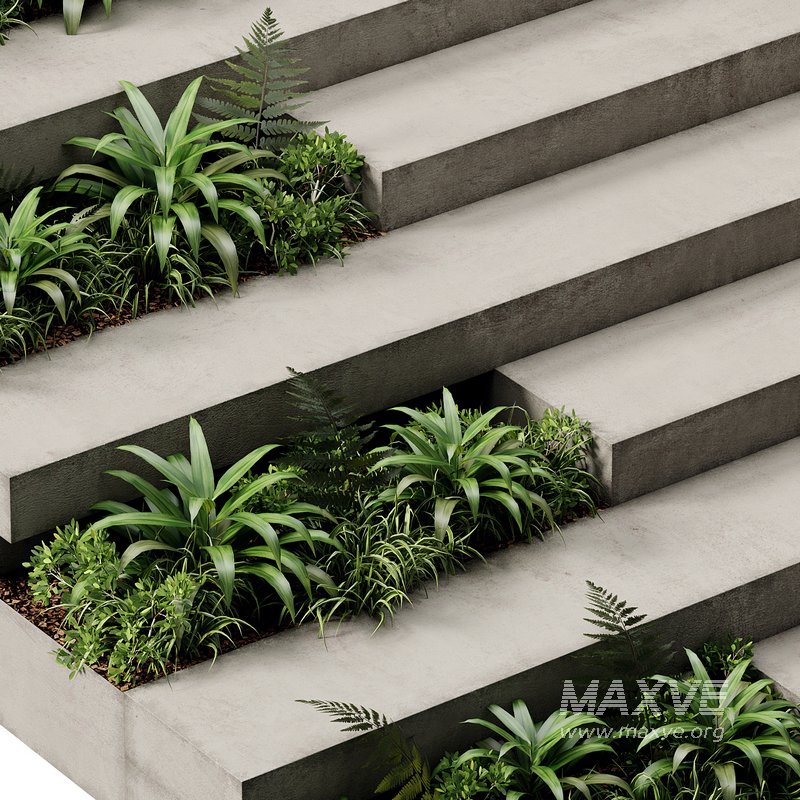 Landscape Furniture stairs – Set 02 - Image 2
