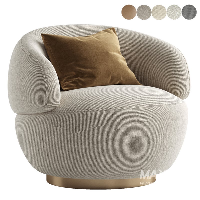 Modern Swivel Easy Chair - Image 3