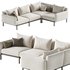 Sorells modular 5-seater outdoor corner sofa - Thumbnail 1