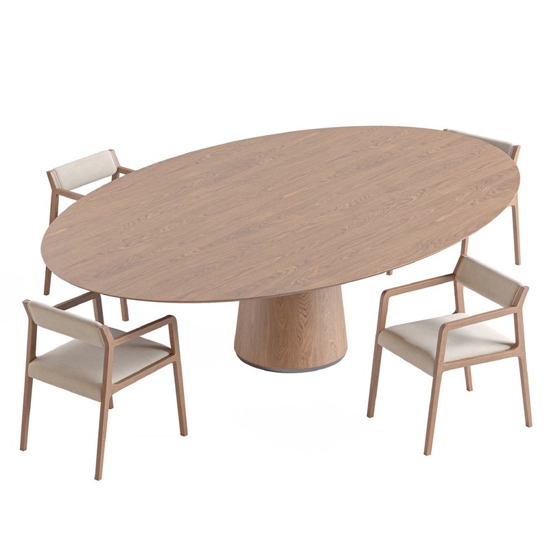 Dante Chair and MATERIC Table By Porro - Image 1