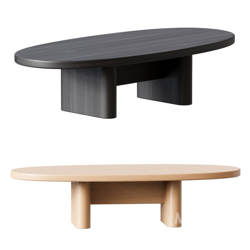 Wooden Coffee Table, Fishes Series 18 by Joel Escalona - Image 1