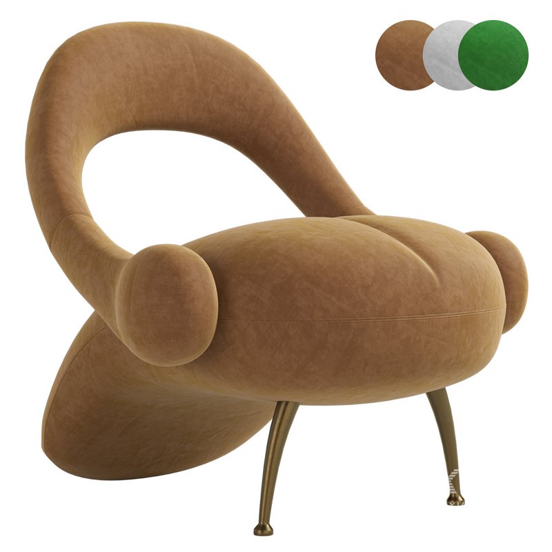 Italian Quilted Living Room Chair - Image 5