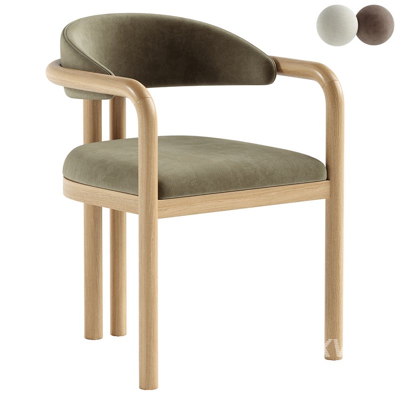 Palermo Fabric Dining Chair - Image 1