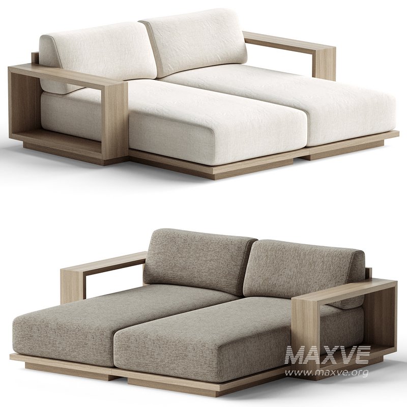 Mallorca Double-Chaise Daybed - Image 1