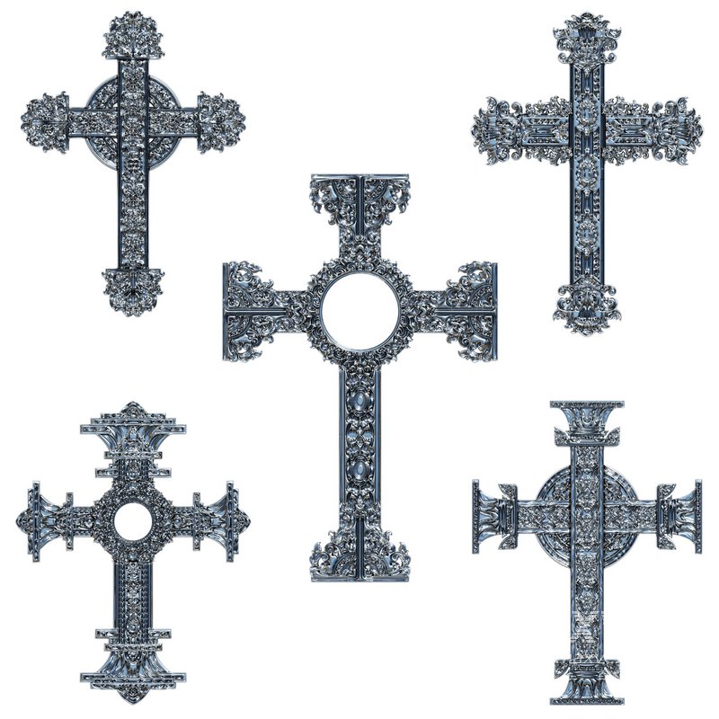 5 Christian cross V 07 - Image 1