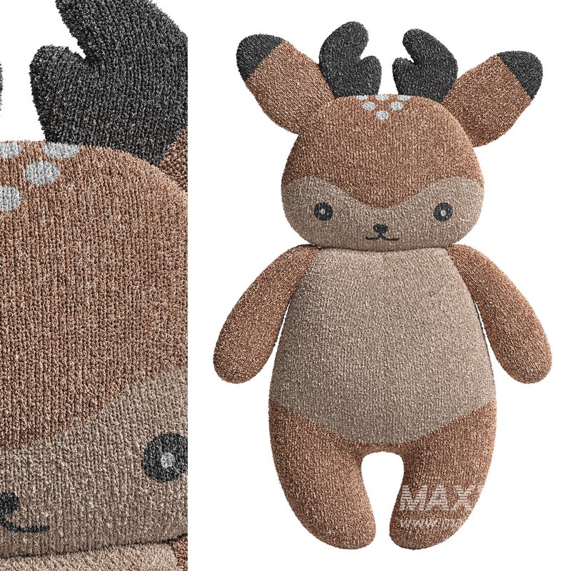 Plush deer brown Konges Slojd - Image 4