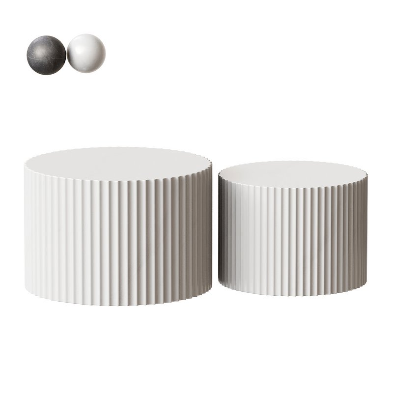 Blayne Round Nesting Coffee Table - Image 2