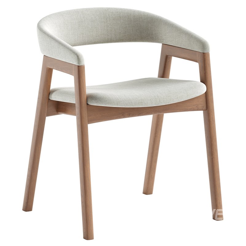 Concorde Fabric Dining Armchair - Image 2