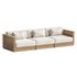 Batten Teak Outdoor Sofa - Thumbnail 2