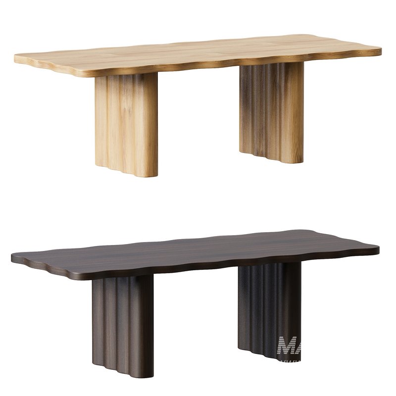 Caldwell Rectangular Oak Dining Table - Image 2