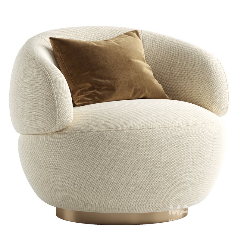 Modern Swivel Easy Chair - Image 4