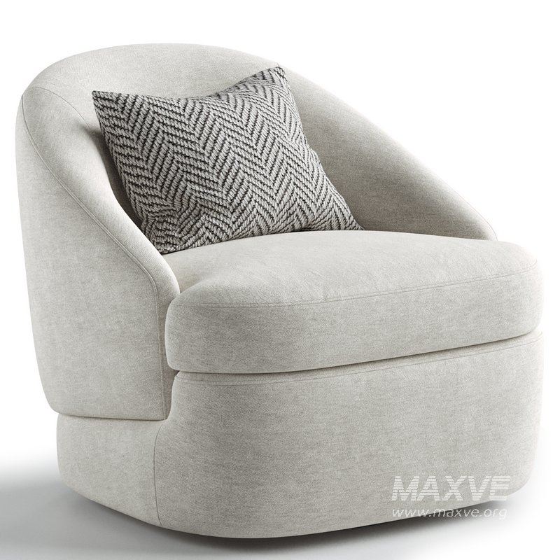 Upholstered Swivel Side Chair - Image 2