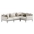 Sorells modular 5-seater outdoor corner sofa - Thumbnail 4
