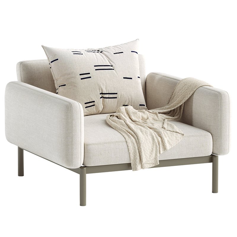 Sorells outdoor modular armchair - Image 7