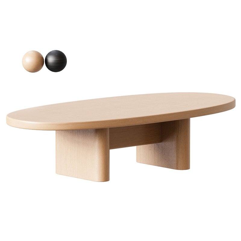 Wooden Coffee Table, Fishes Series 18 by Joel Escalona - Image 2