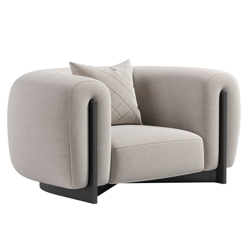 MINUIT ARMCHAIR BY STEPHANE PARMENTIER - Image 1