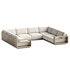 Mallorca Wood 5-Piece U-Shaped Sofa - Thumbnail 2