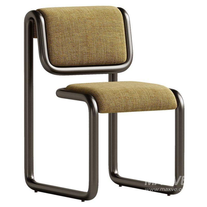 Bend Goods Tube Collection — Dining Chair in Tan with - Image 1