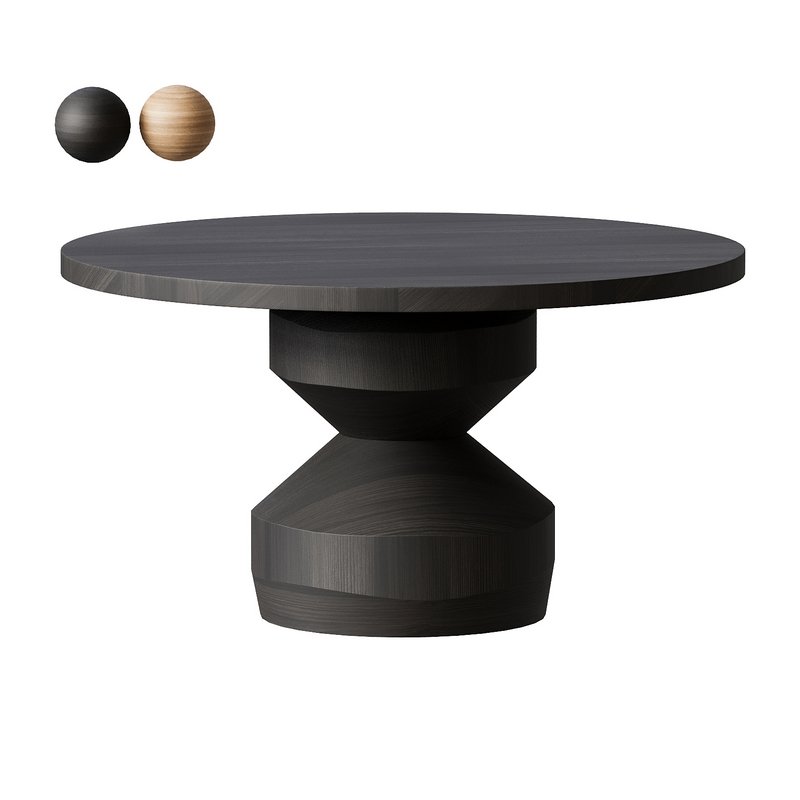 Joel Escalonas Design No07, Socle Card and Tea Tables in Wood - Image 1