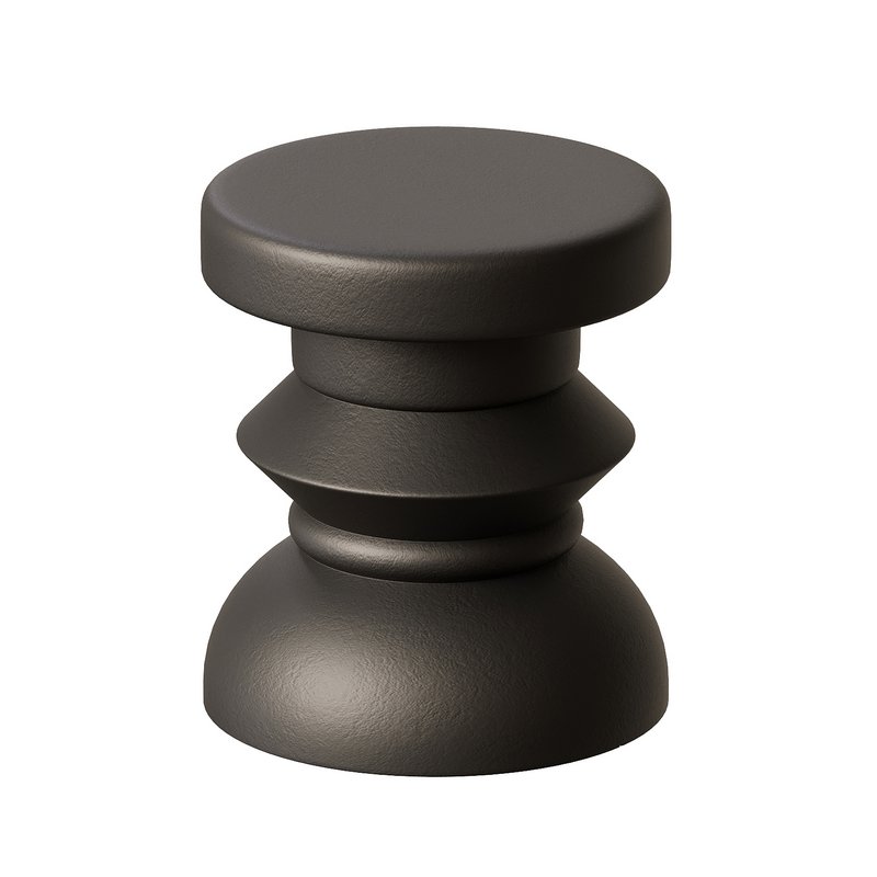 Curved Base Concrete Stool - Image 1