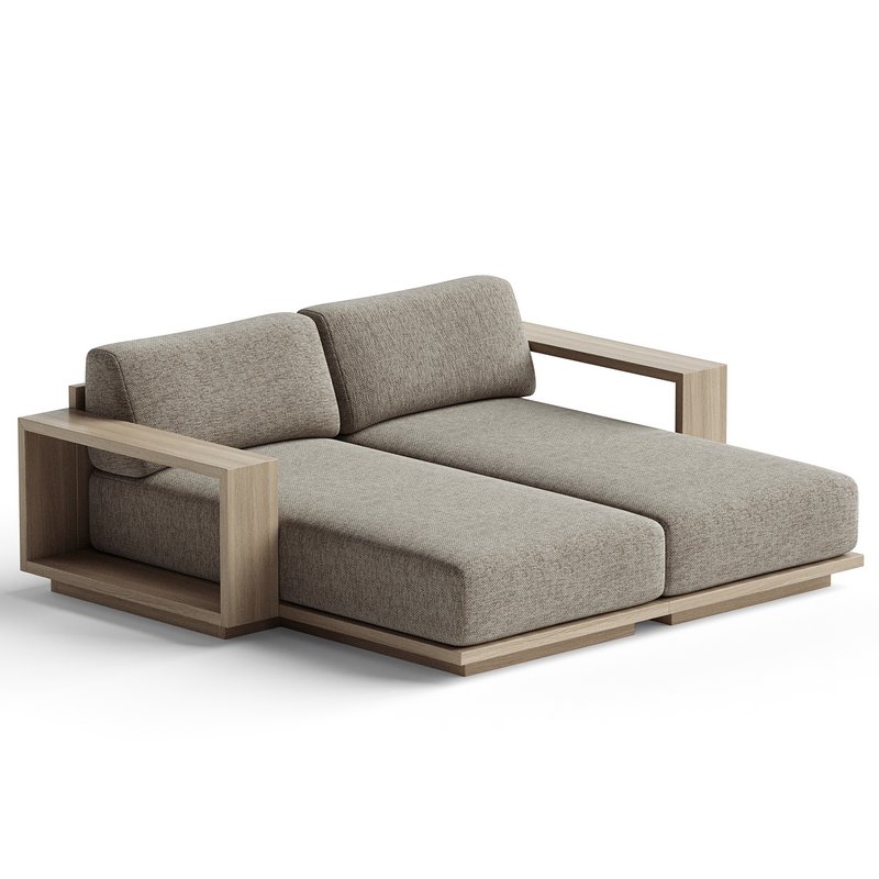 Mallorca Double-Chaise Daybed - Image 4