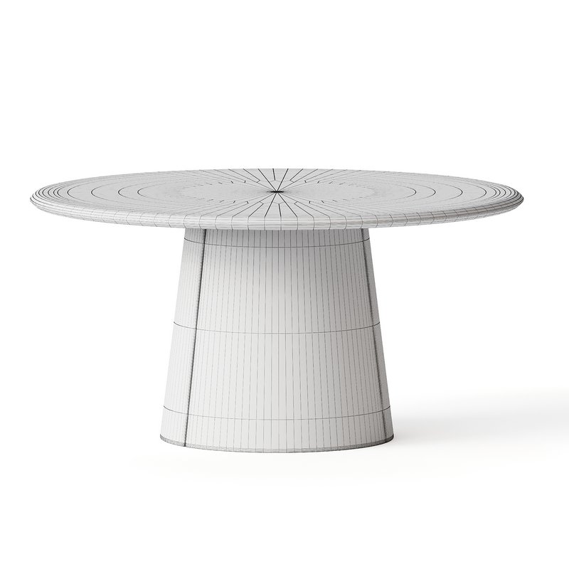 West Elm Anton Round Pedestal Dining Table - Image 3