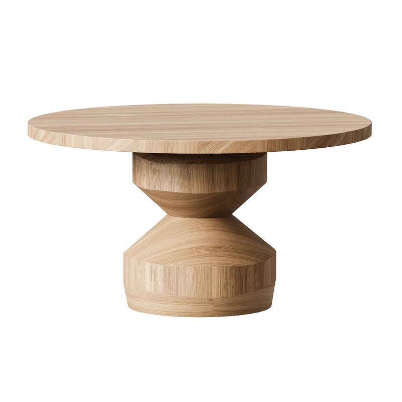 Joel Escalonas Design No07, Socle Card and Tea Tables in Wood - Image 2