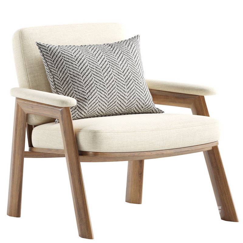 Thomas Bina Boucle Accent Chair - Image 2