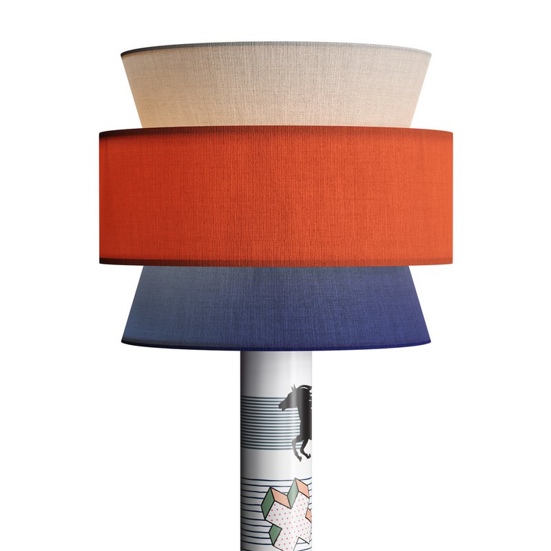 Striped Pony Floor Lamp - Image 4