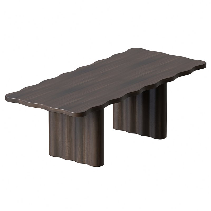 Caldwell Rectangular Oak Dining Table - Image 3