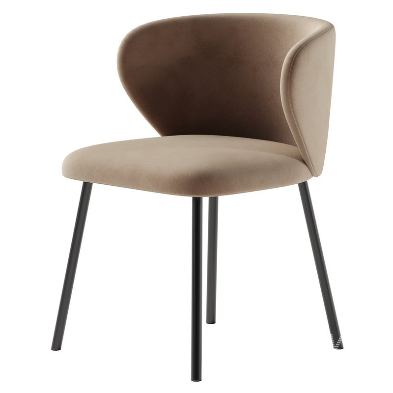 Ellie Fabric Dining Chair - Image 3