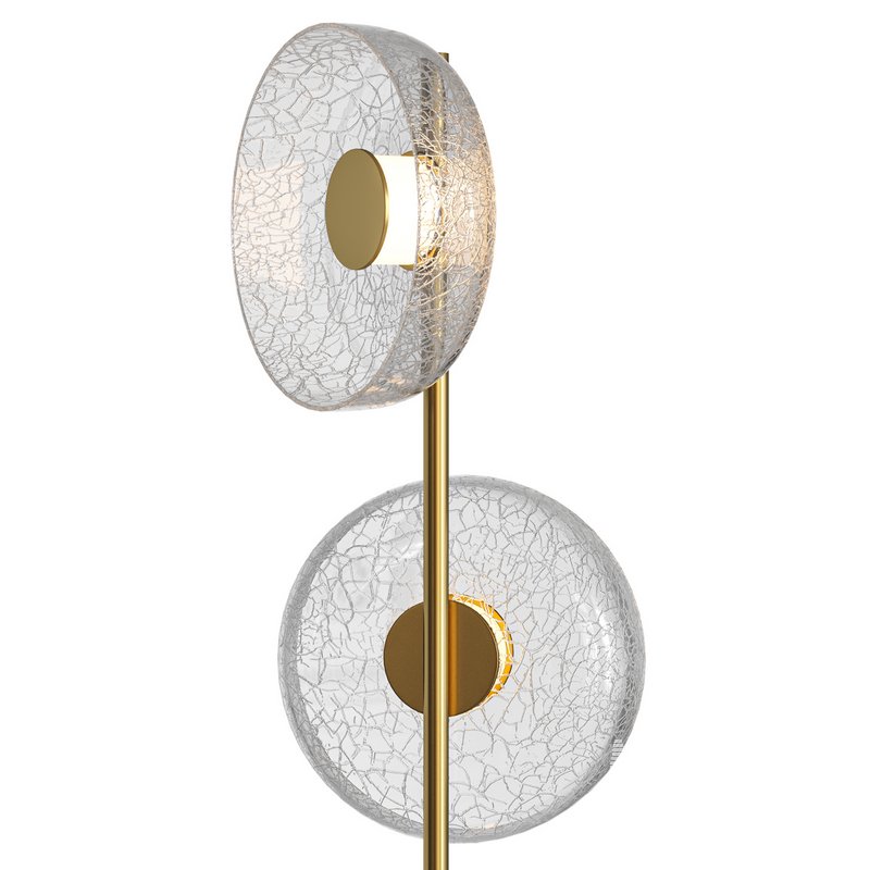 Glacier Crackle Glass Floor Lamp - Image 3