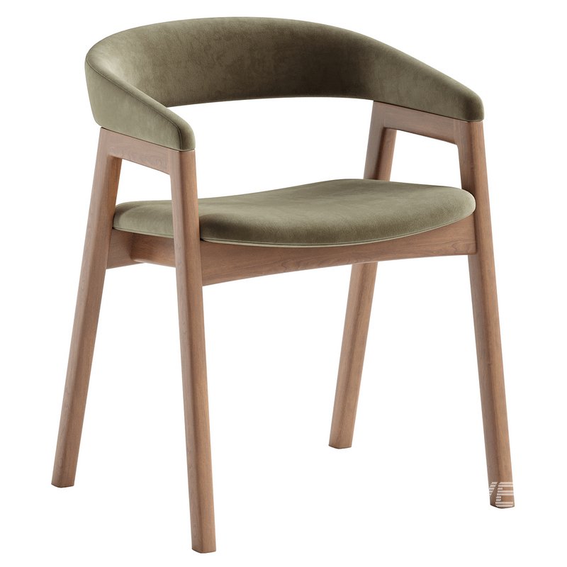 Concorde Fabric Dining Armchair - Image 3