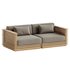 Batten Teak Outdoor Loveseat - Thumbnail 3
