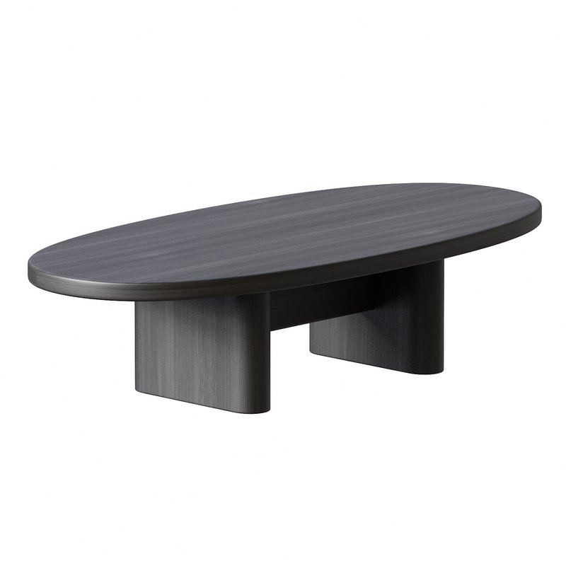 Wooden Coffee Table, Fishes Series 18 by Joel Escalona - Image 3