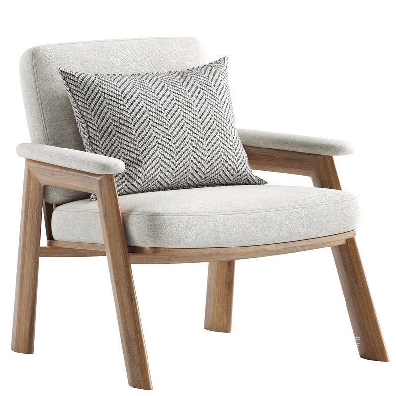 Thomas Bina Boucle Accent Chair - Image 4
