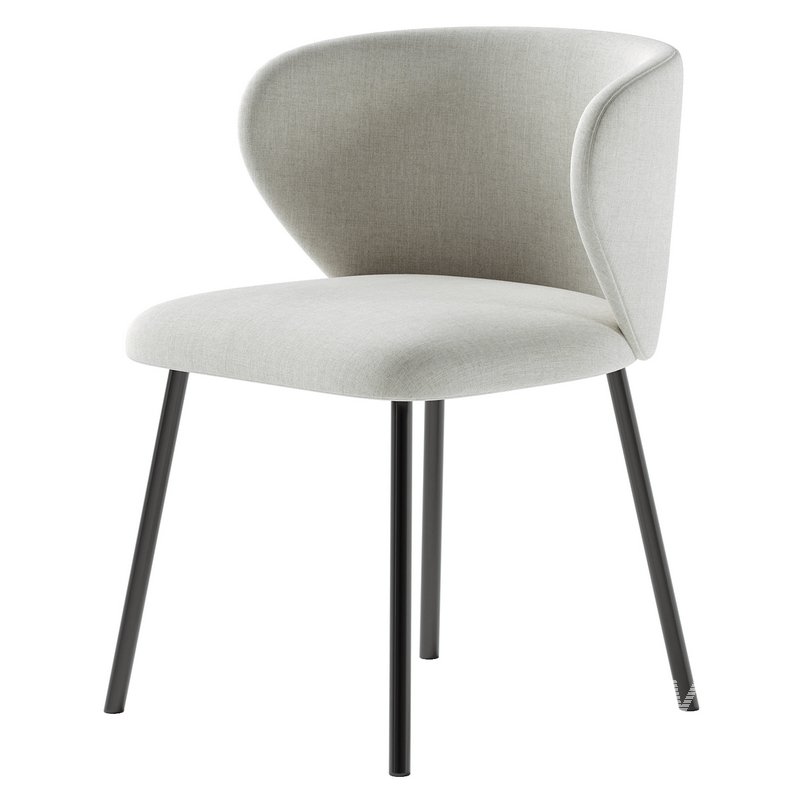 Ellie Fabric Dining Chair - Image 4