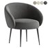 Kendra Curved Accent Chair - Thumbnail 4