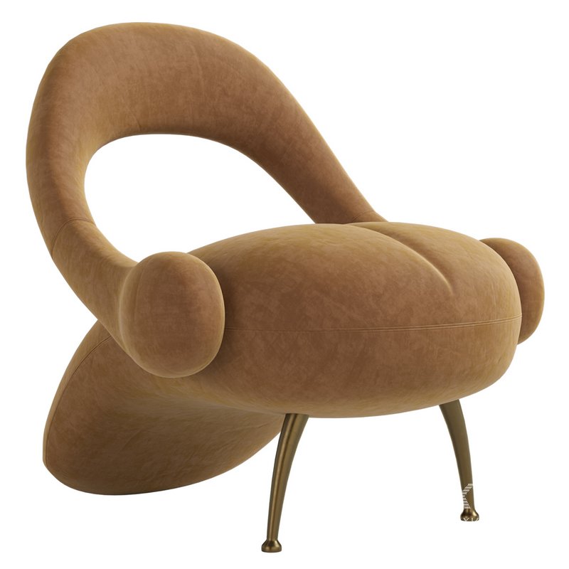 Italian Quilted Living Room Chair - Image 3