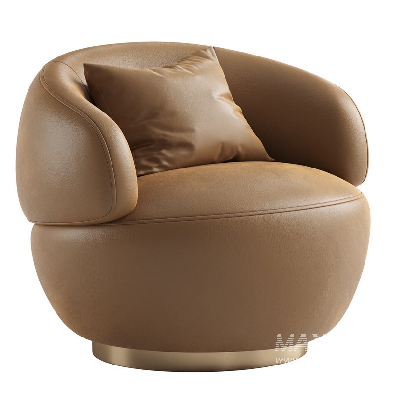 Modern Swivel Easy Chair - Image 1