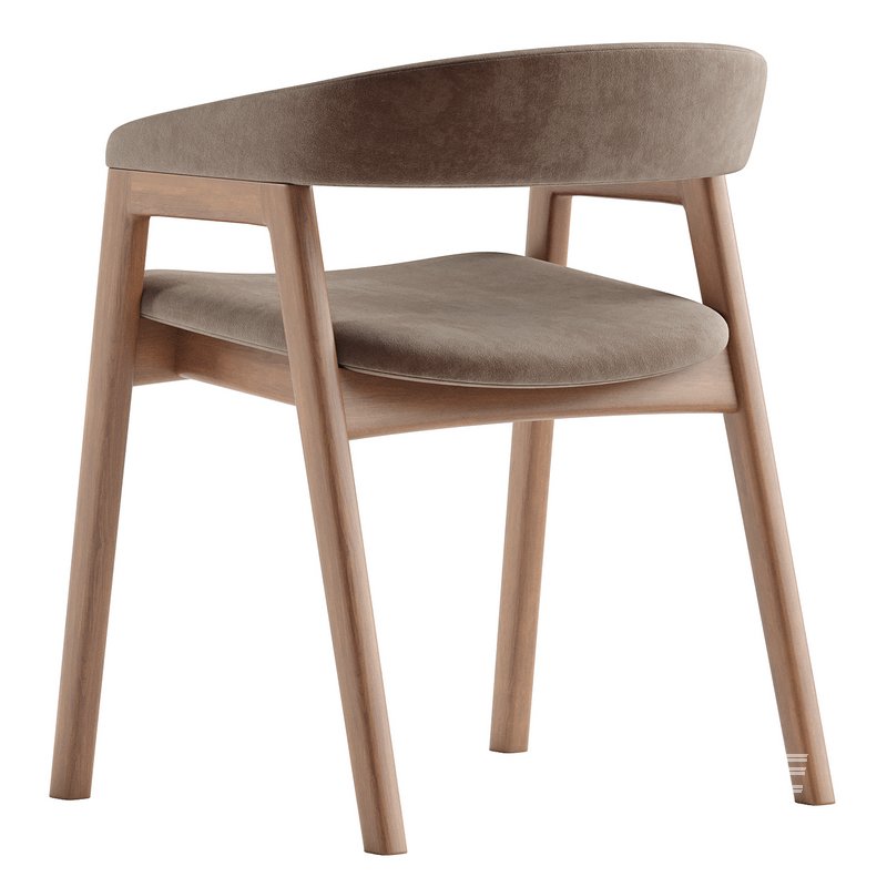 Concorde Fabric Dining Armchair - Image 4