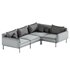 Sorells modular 5-seater outdoor corner sofa - Thumbnail 2