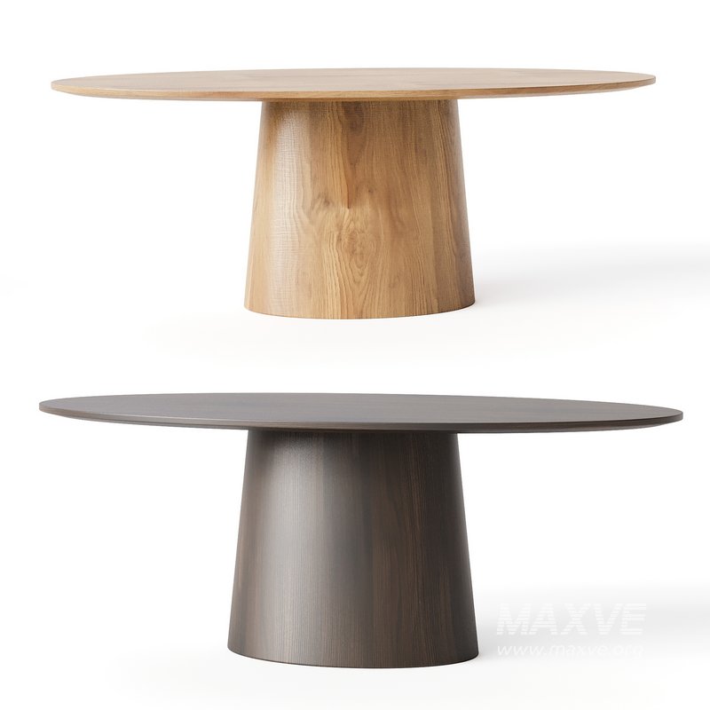 Deodat Oval Dining Table - Image 4