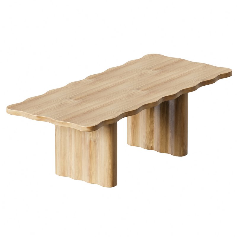 Caldwell Rectangular Oak Dining Table - Image 4