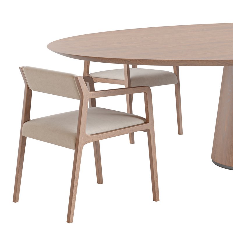 Dante Chair and MATERIC Table By Porro - Image 4