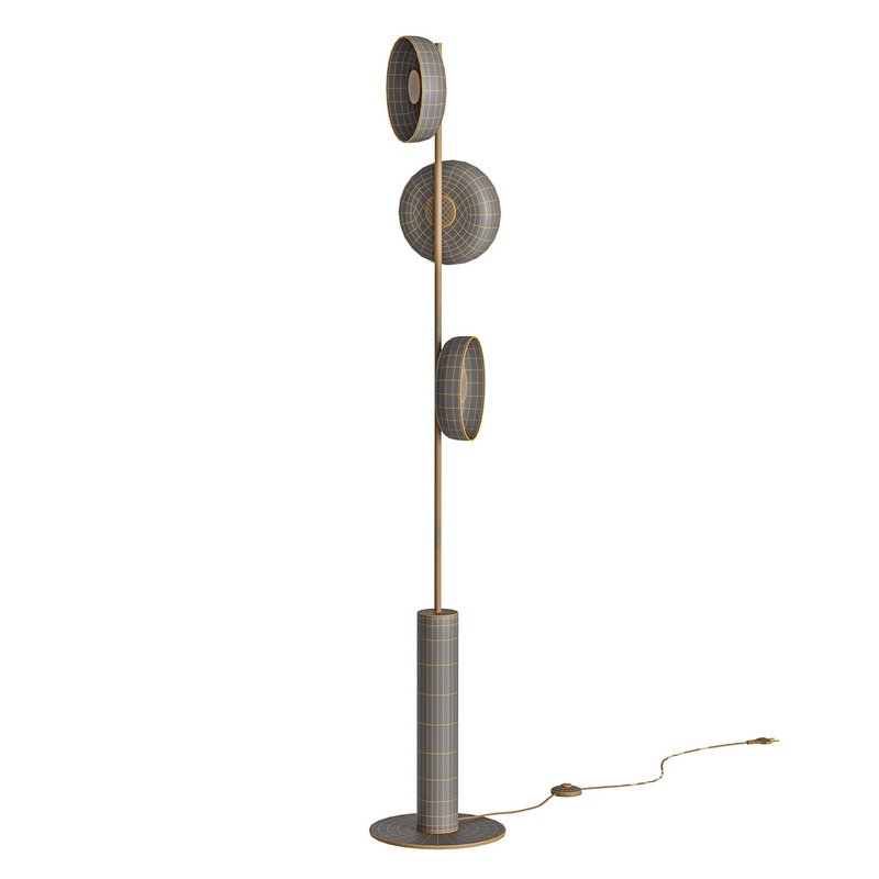 Glacier Crackle Glass Floor Lamp - Image 4