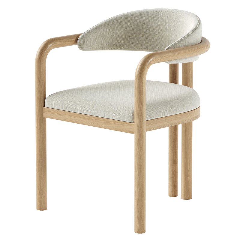 Palermo Fabric Dining Chair - Image 4